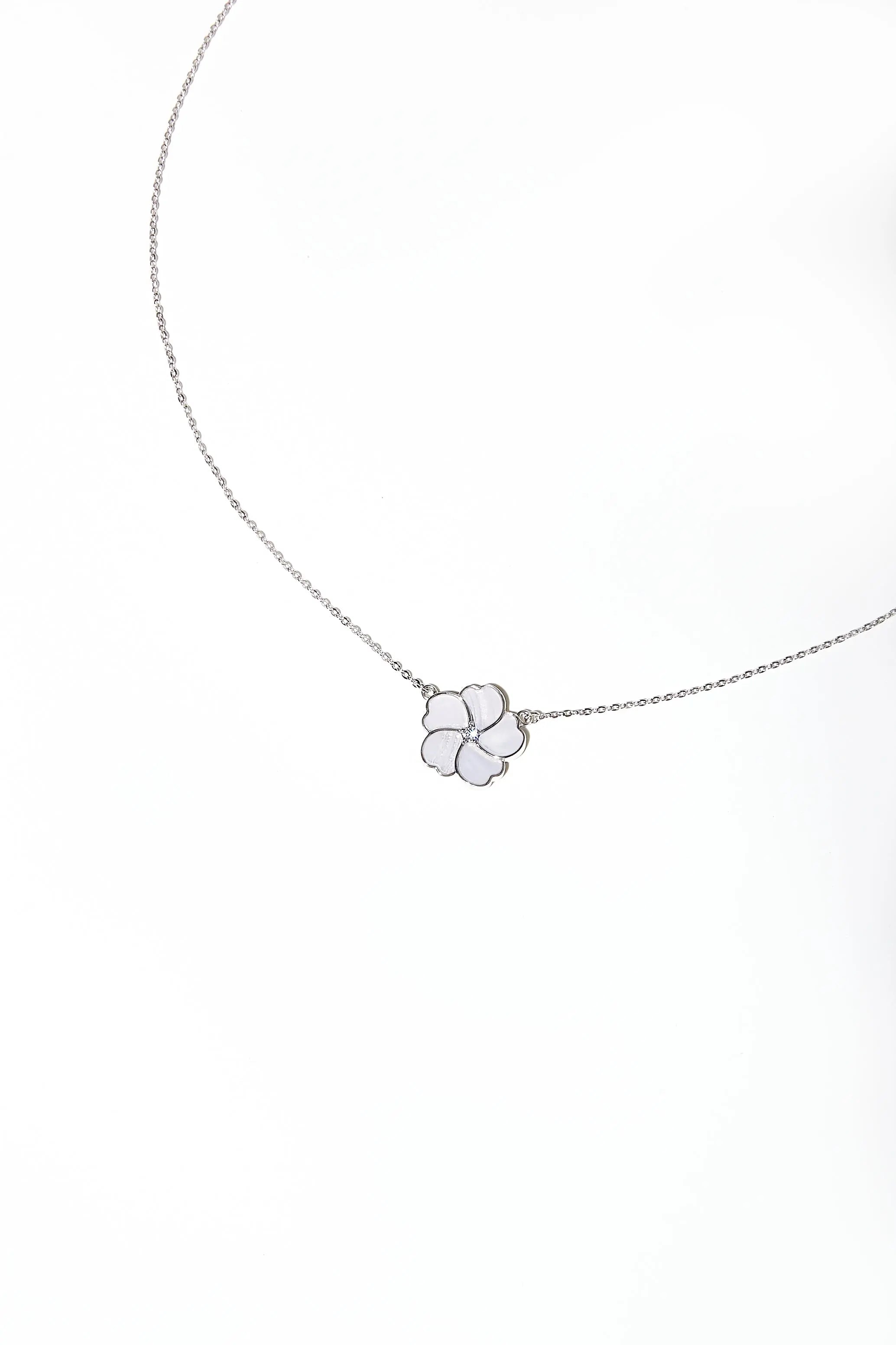 Bauhinia Blakeana Chalcedony Classic Necklace Dryden Jewelry